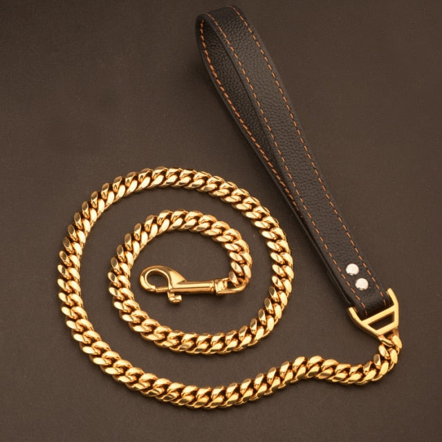 Pet Dog Stainless Steel Leash