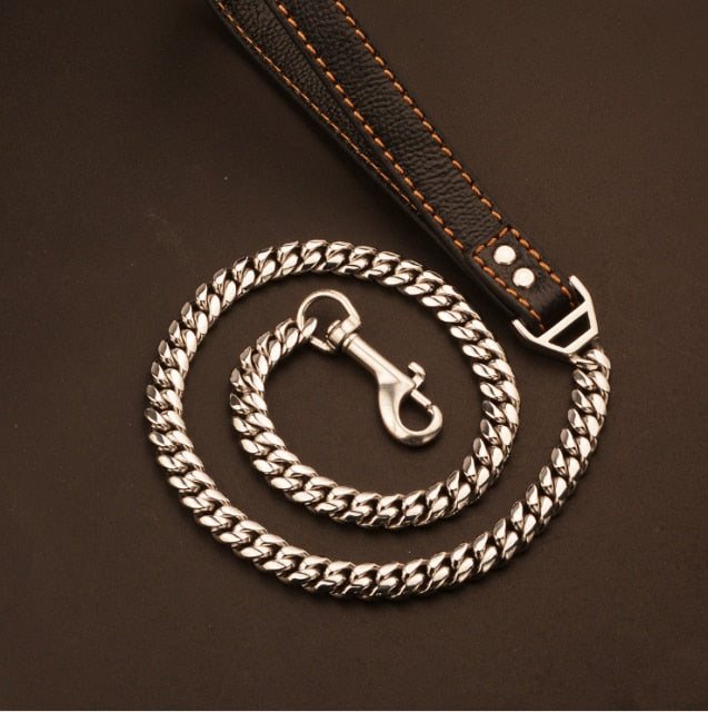 Pet Dog Stainless Steel Leash