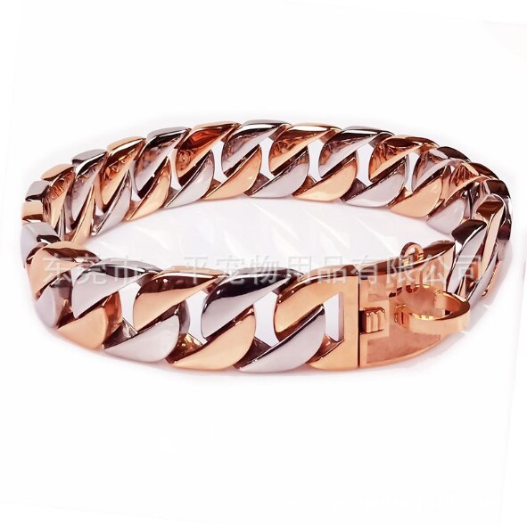 Gold Big Dog Collar & Leash Chain (Limited)
