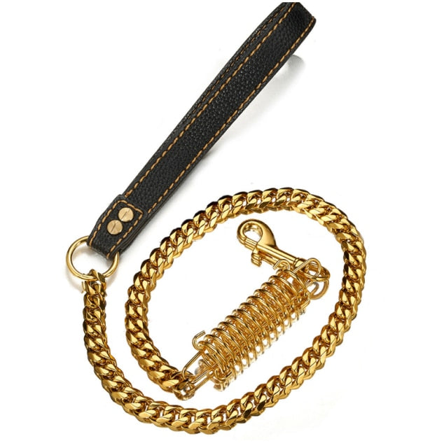 Pet Dog Stainless Steel Leash