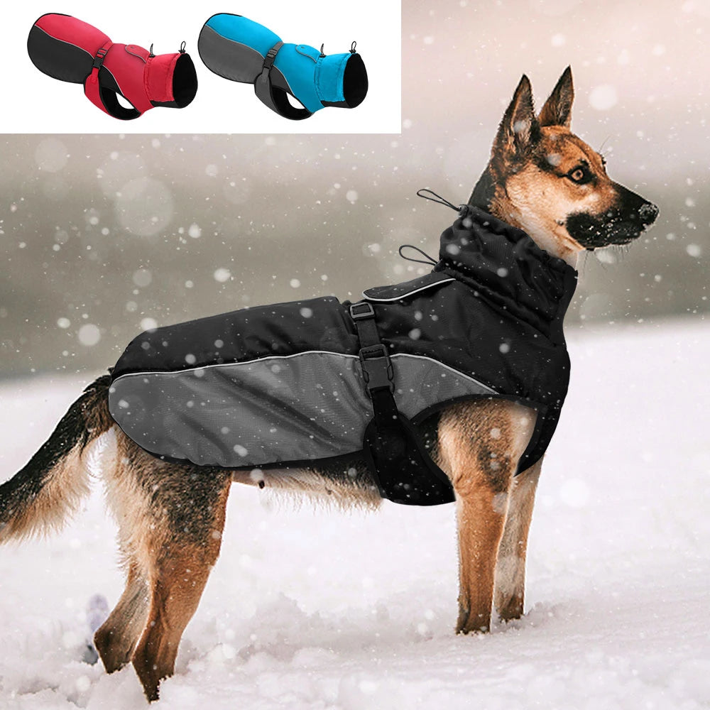 Waterproof Big Dog Warm Coat