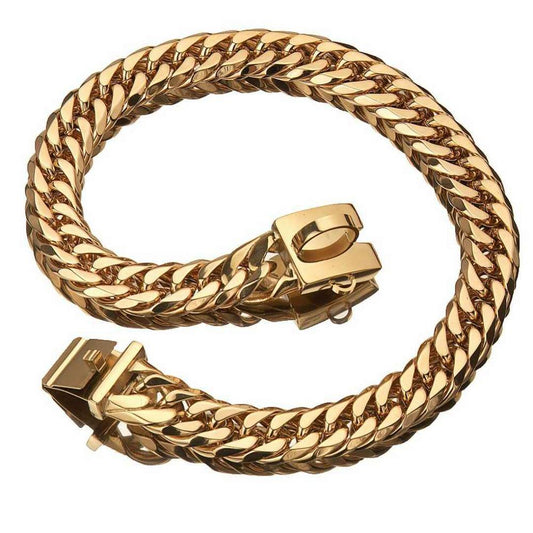 Pet Dog Gold Chain