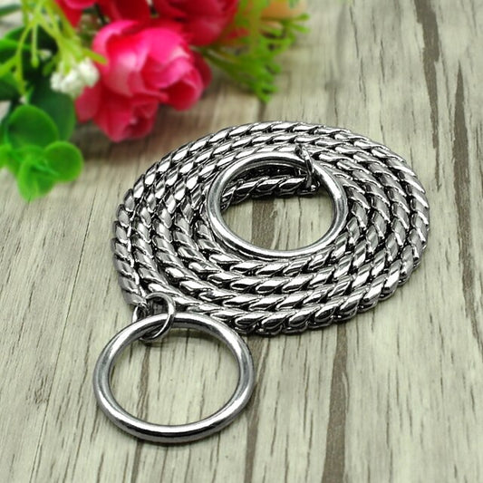 Leash Snake Chain For Small Dog Collar